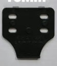 2MM PLASTIC MOUNTING PLATE FOR 15MM CARCASE