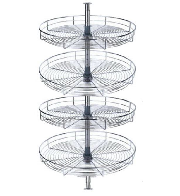 EXCEL - 360 Degree Turnable Corner Basket (4pcs Basket)