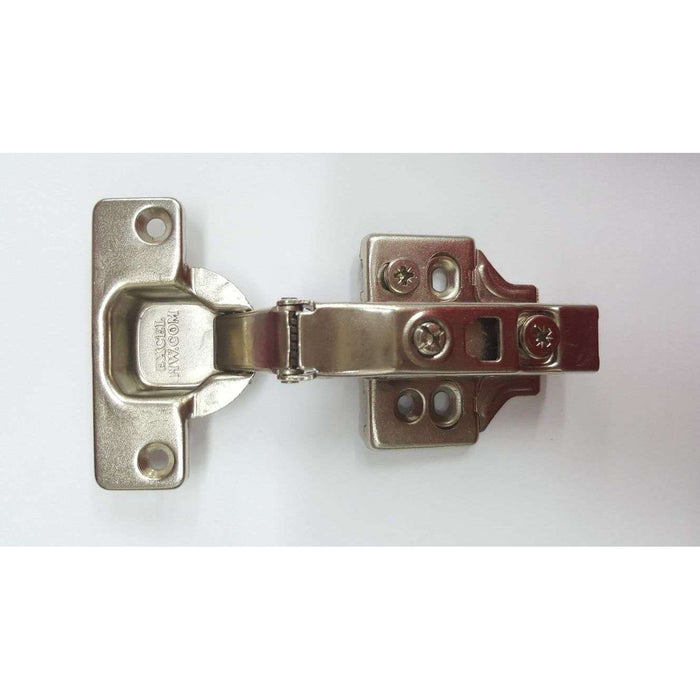 EXCEL - Designer - T15-3D-90 Soft Closing Clip on Hinge W/3 Holes MP Cup Hole 52mm, H2 - 90 Degree