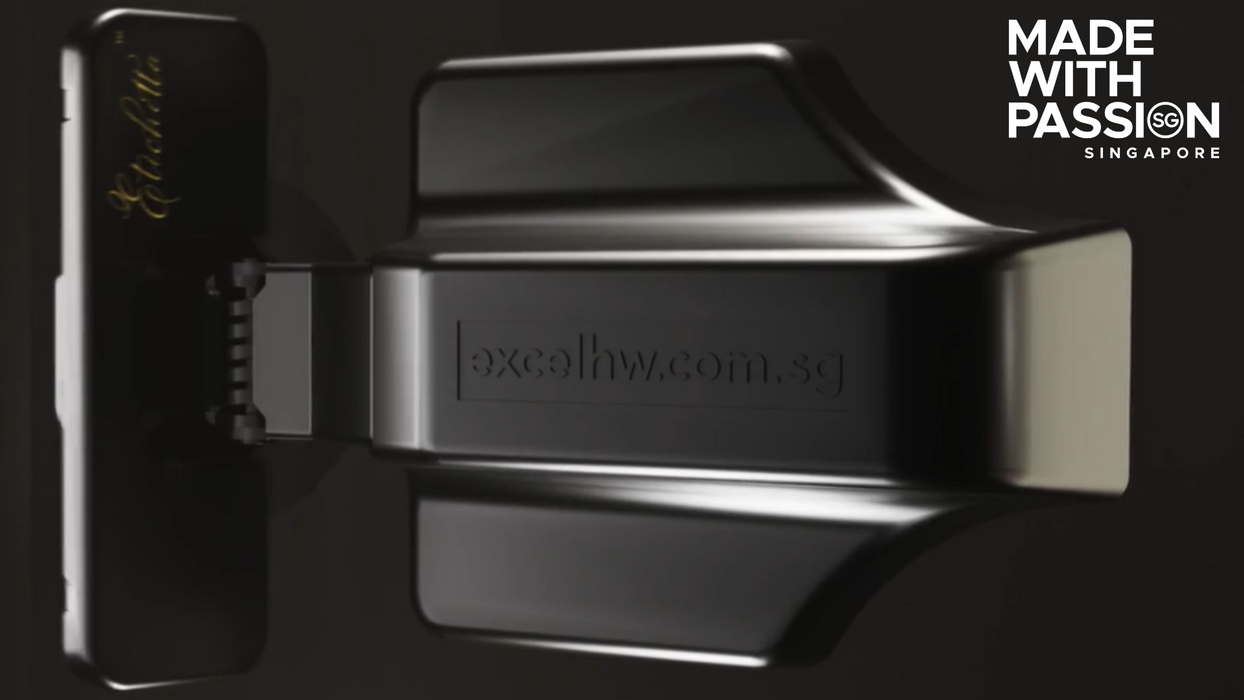 ETICHETTA EXCEL BLACK SERIES SUS304 SOFT-CLOSING HINGE