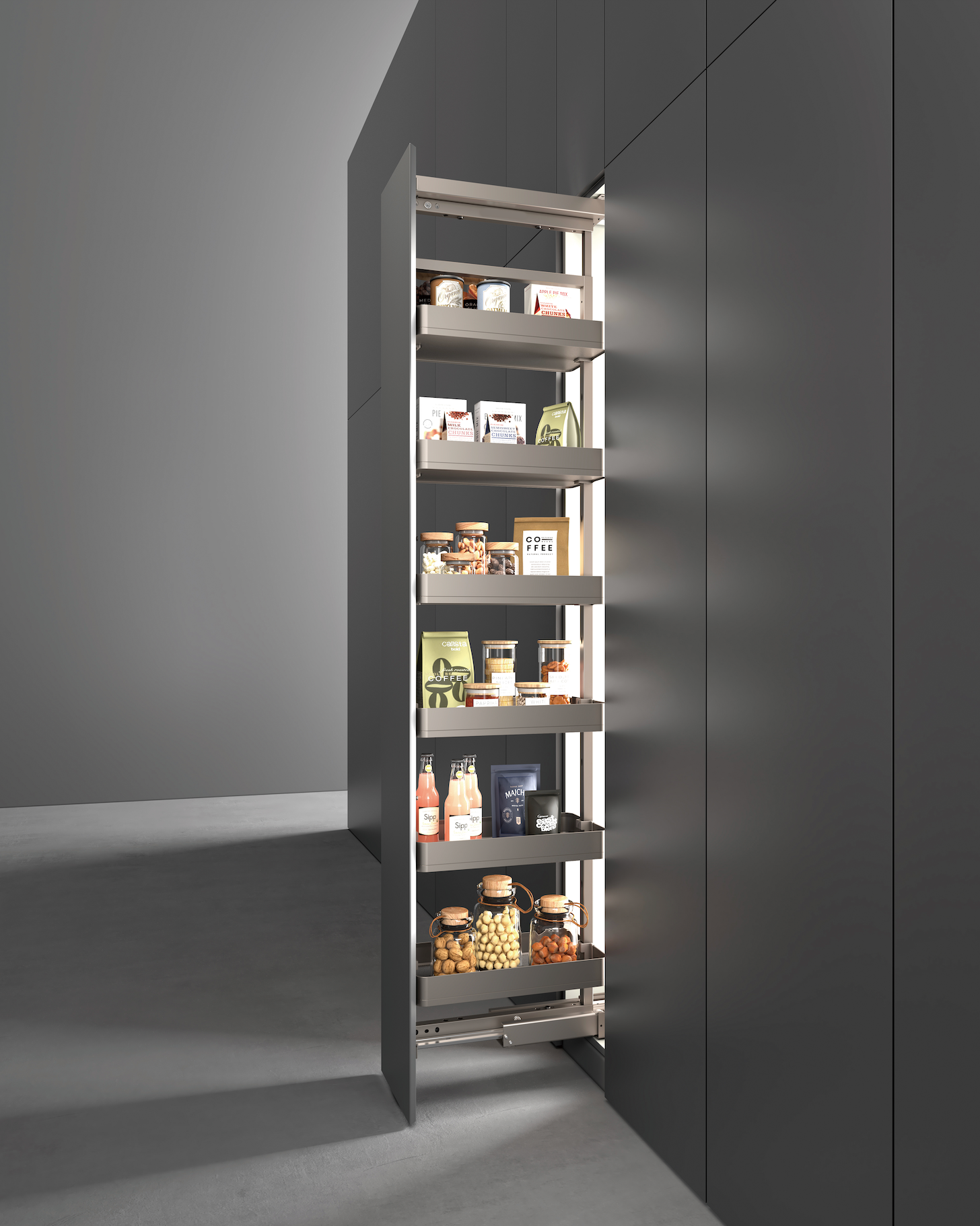 Peldaño-Sube-ELKY Basket-Champagne Gold Series-Tall unit