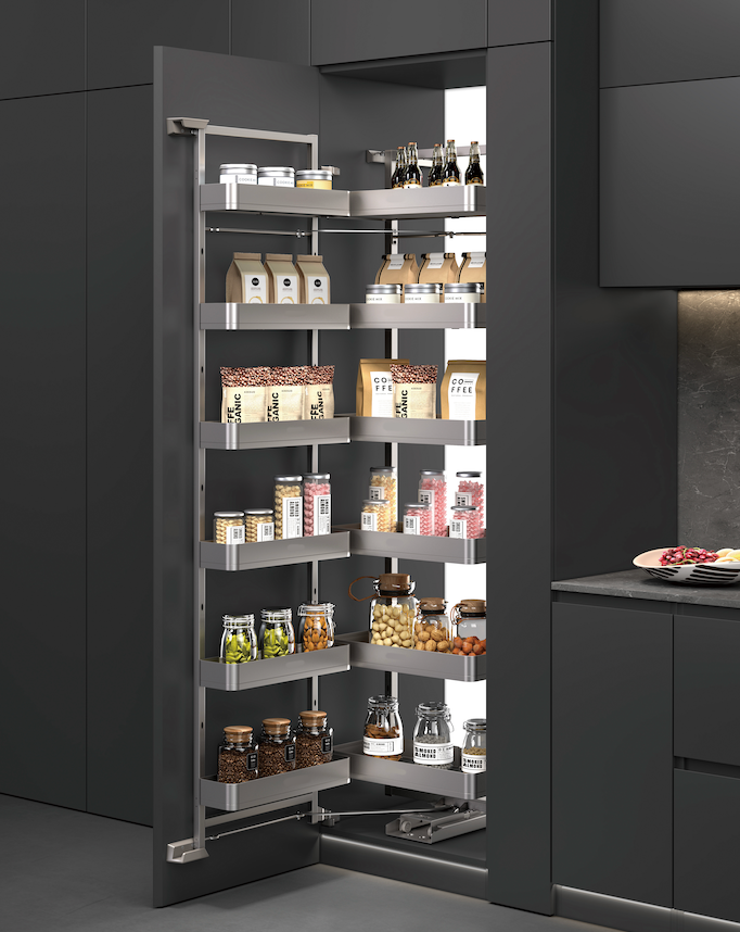 Alta Despensa Basket-ELKY-Champagne Gold Series-5 layers Pantry