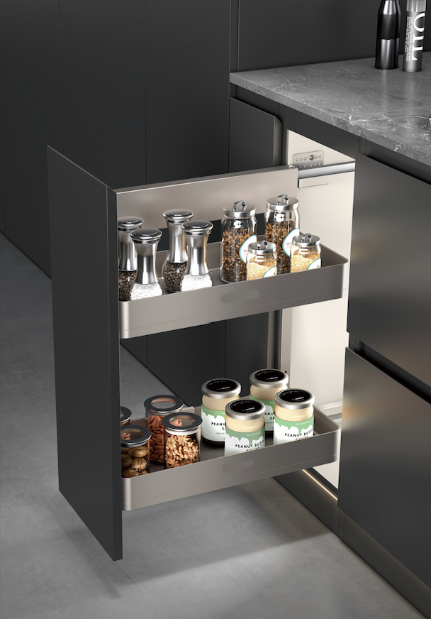 Extraido-ELKY Basket-Champagne Gold Series-Bottle pull out basket