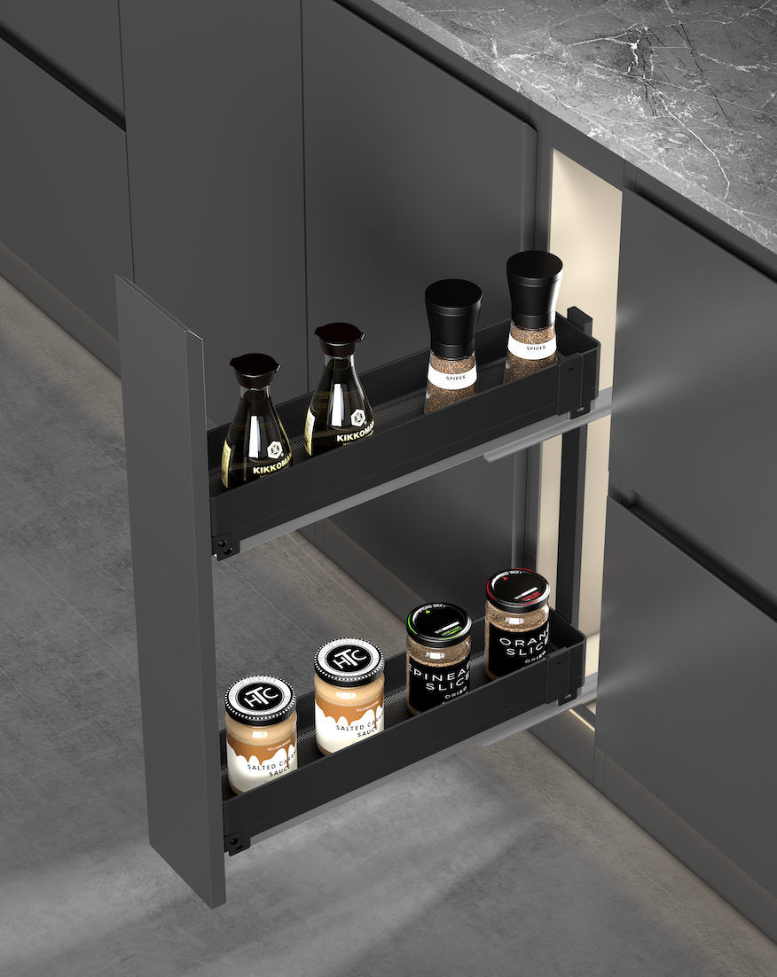 Bottiglio-ELKY Basket-Matte Black Series-Put-out bottle basket