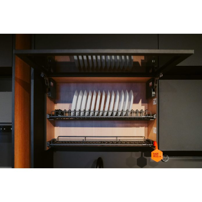 EXCEL - Progettista Nero Black Series Stainless Steel Grade 316 Dish Rack