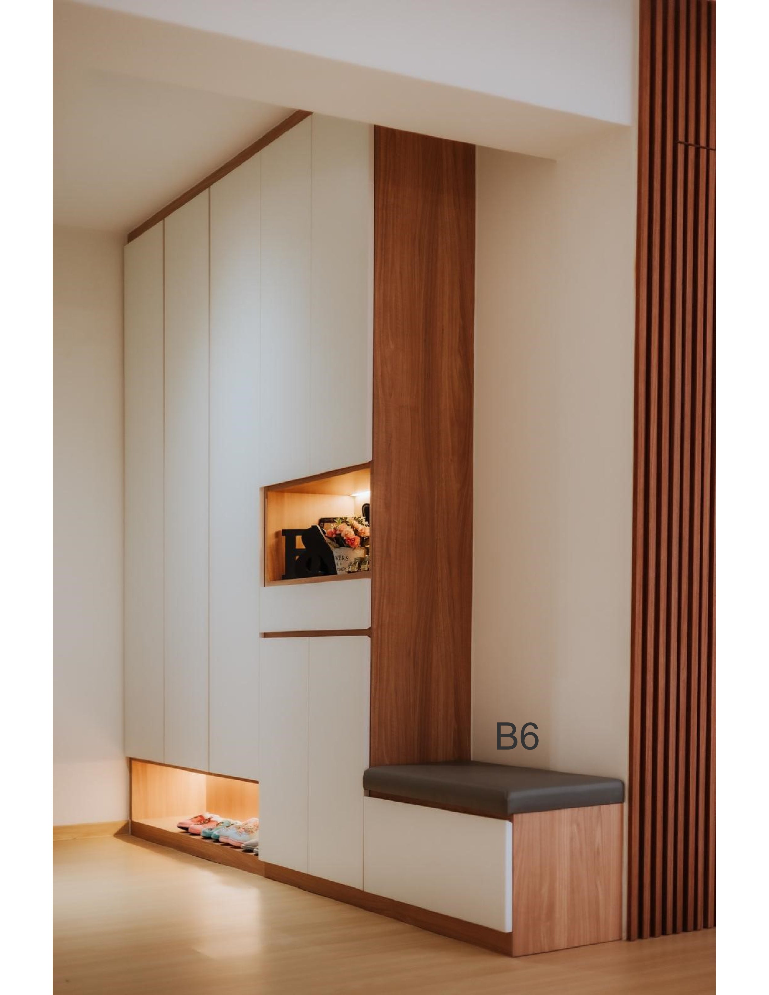 Carpentry Works - SHOE CABINET UNCLUDED A/A TRACK