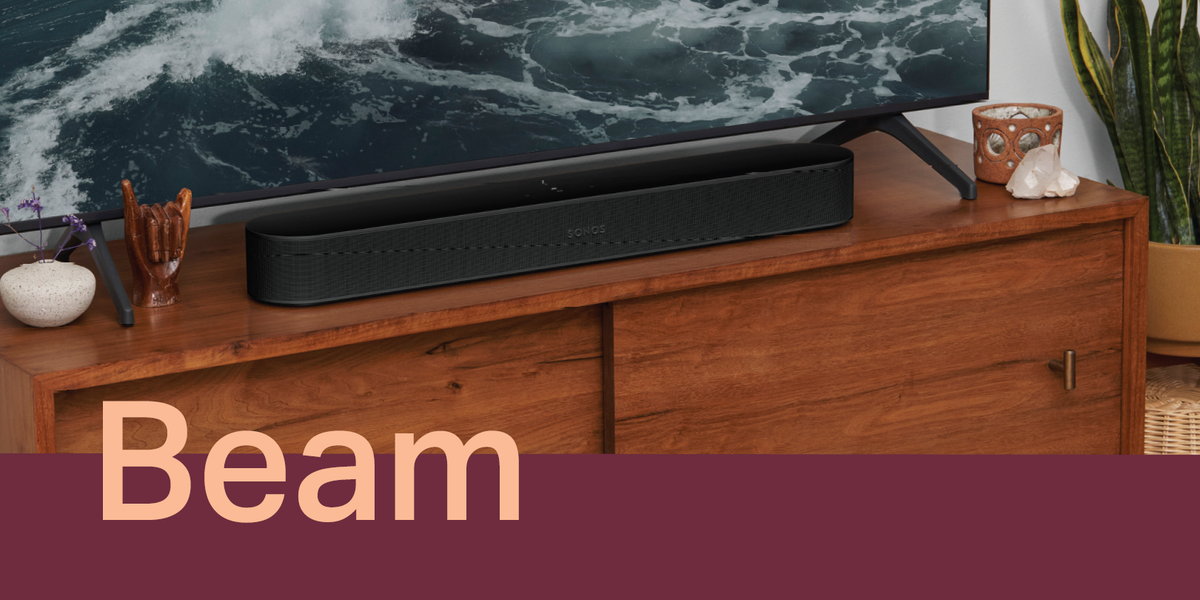 Sonos Beam Gen 2 Soundbar with Dolby Atmos Excel Hardware