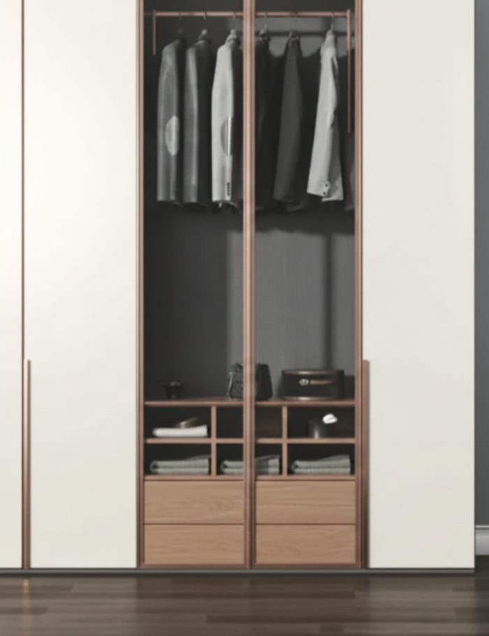 CIAO! ALZARE V2.0-Rose Gold-Automatic Cloud Wardrobe Hanging Rail
