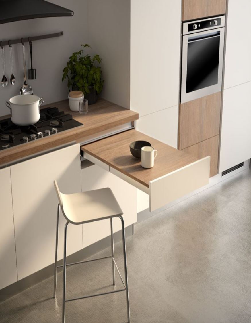 Pull-out table from a drawer(900mm)