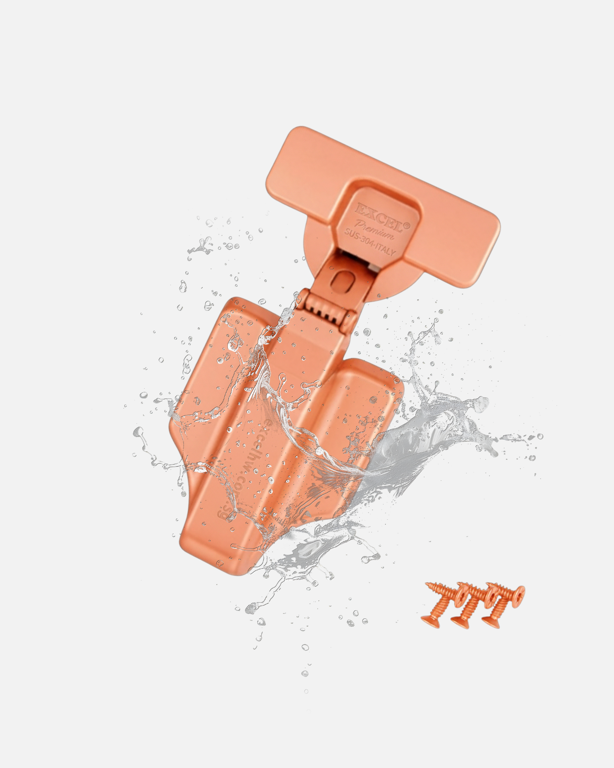 Chémarw 3 Series EXCEL Rose Gold EHP18 SUS304 SOFT-CLOSING HINGE