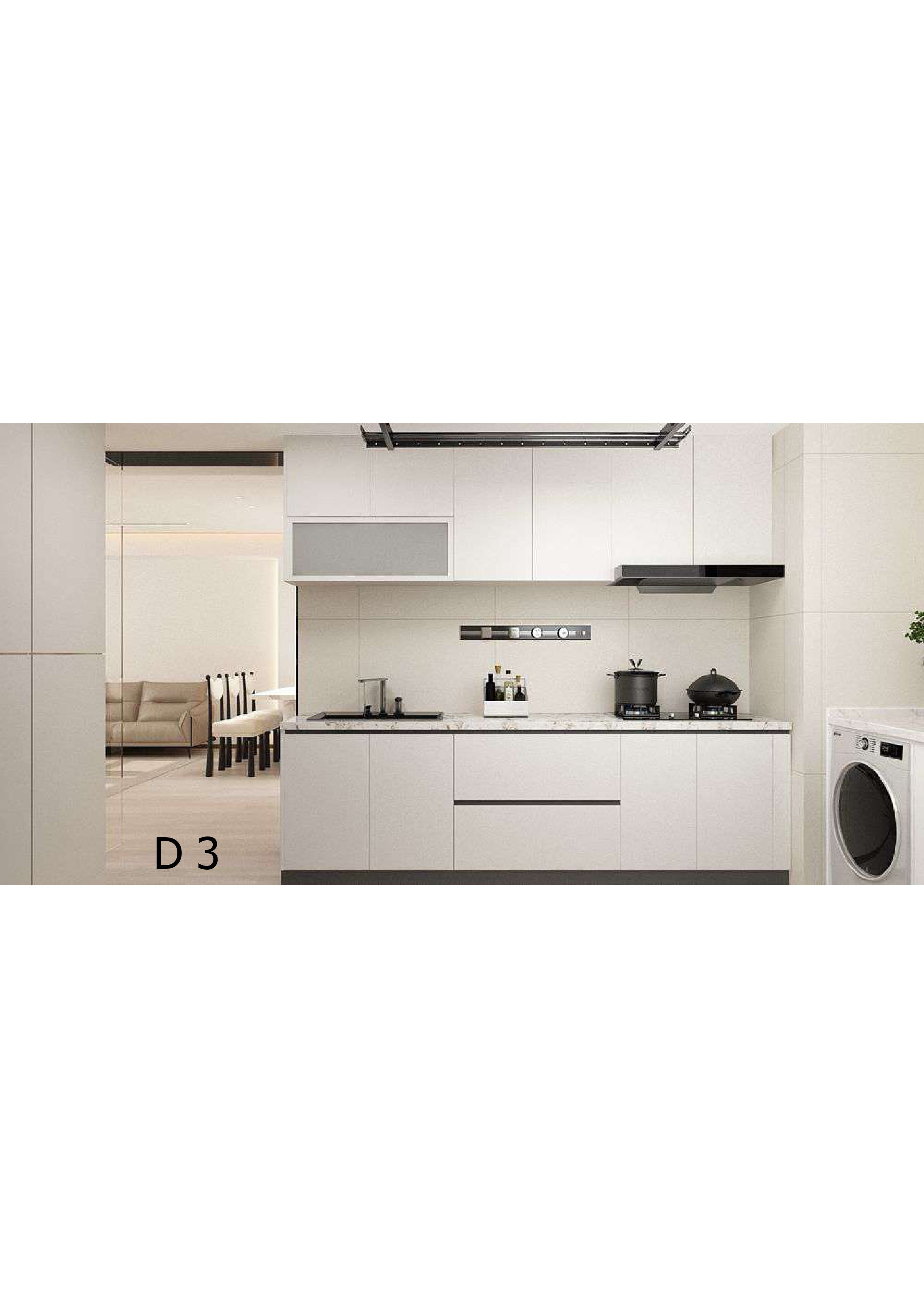 Carpentry Works - KITCHEN CABINET (CASEMENT DOOR) 2  COLOUR  LAMINATE