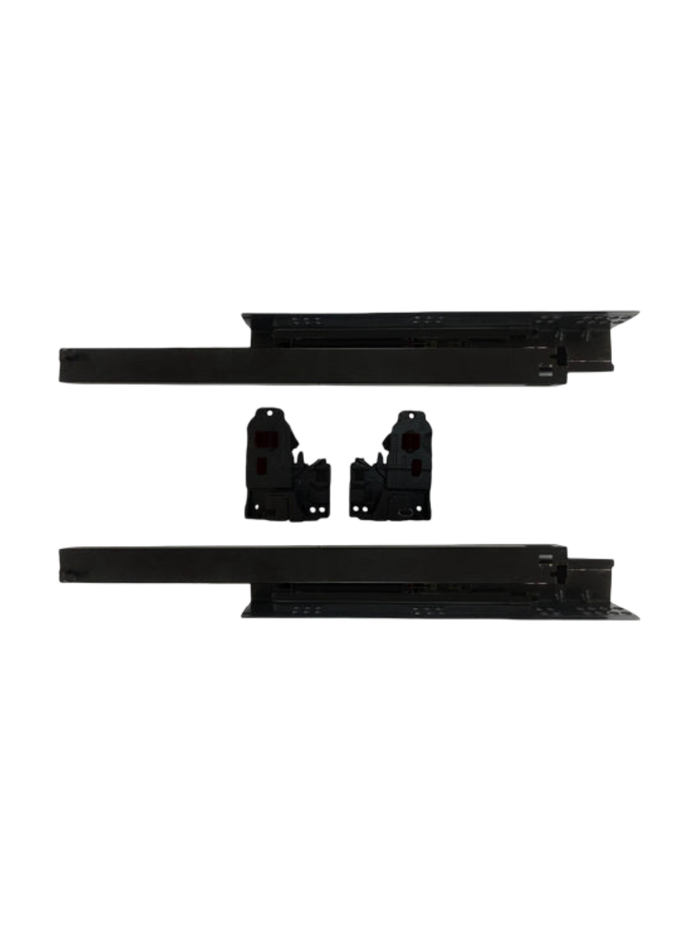 KUCIFER BK3.0-4D Black Undermount Soft Closing Full Ext Drawer track