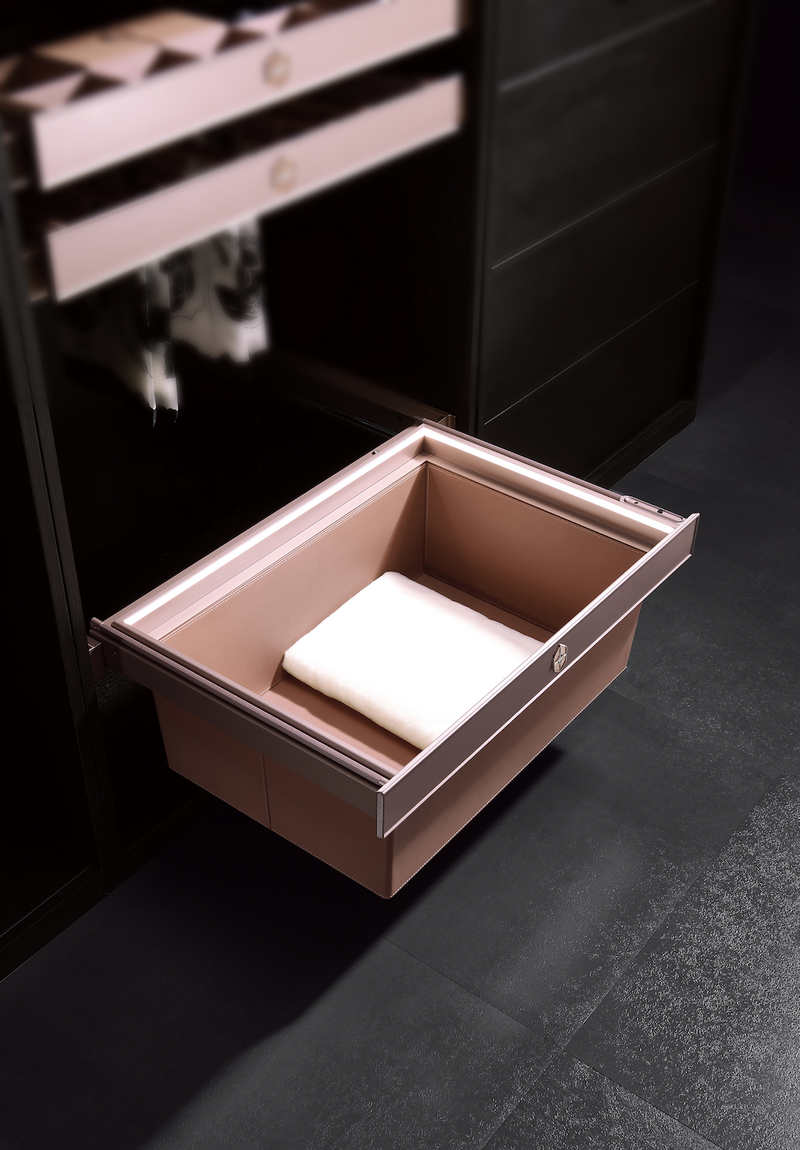 Bellavia — Chémarw 3 rose gold wardrobe basket system