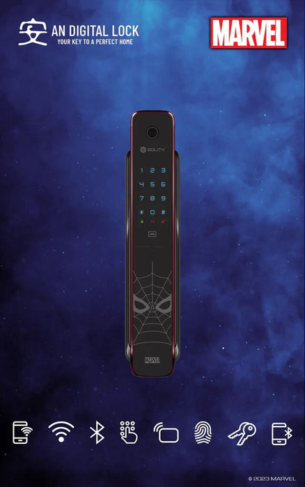 MV-3000BK Spider-Man Digital Door Lock