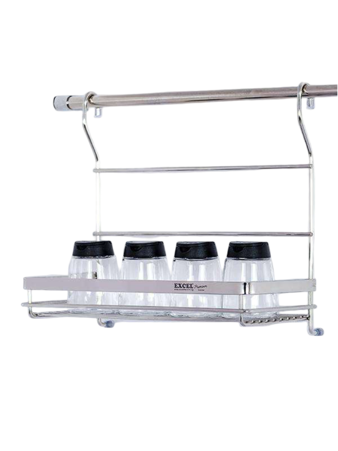 ITALIAN Series Sus304 1 Tier Single Rack W/Hanging Rod & D.I.Y. Bracke