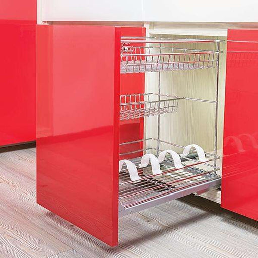 4 Shelves Pull out Tandem Unit Flat Wire Pantry Basket for Kitchen Cabinet  Organization - China Kitchen Basket and Kitchen Storage price