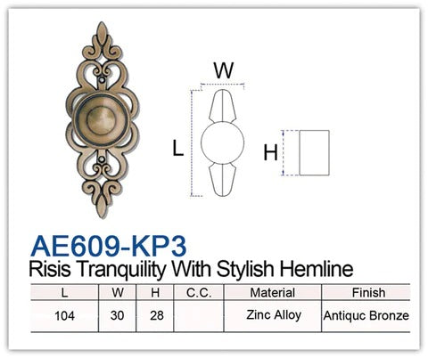 IONE - Knob Risis Tranquility W/Stylish HE