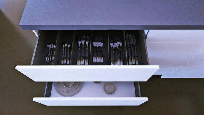 Excel-Rubino Drawer Dividers C/W Anti-Slip Mat