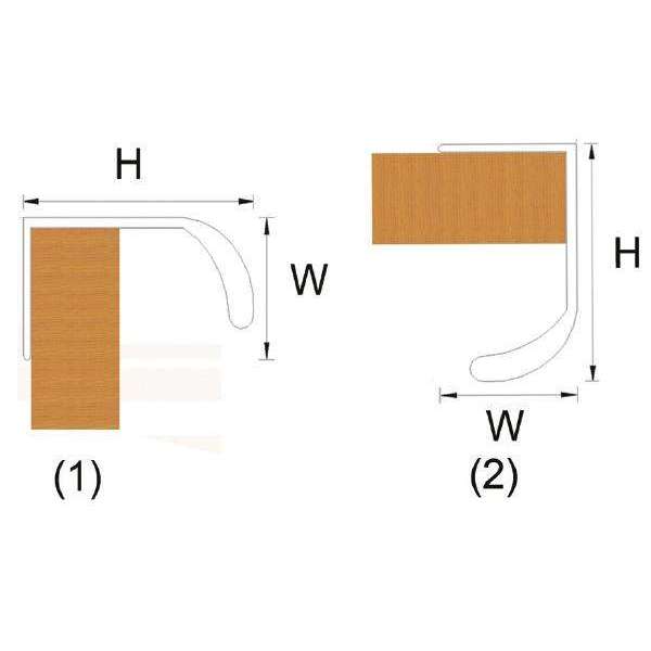 EXCEL - AL Profile Handle J Design