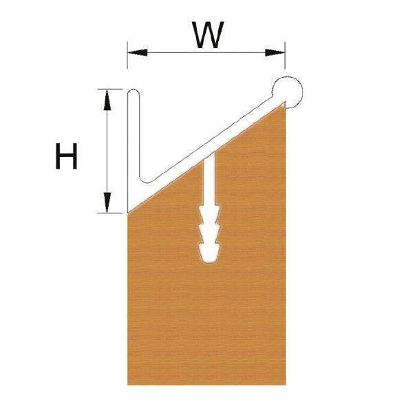 EXCEL - AL Profile Handle V Line