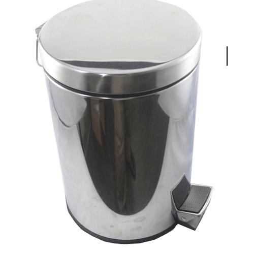 EXCEL-SS430 FOOT-STEPPED DUSTBIN-8 LITER